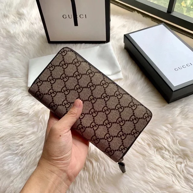 Gucci Wallets & Card Holders Zip-around long wallet with GG monogram and animal motif variants product detail image 43
