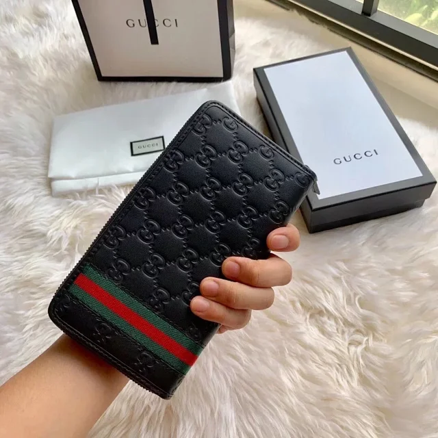 Gucci Wallets & Card Holders Zip-around long wallet with GG monogram and animal motif variants product detail image 57