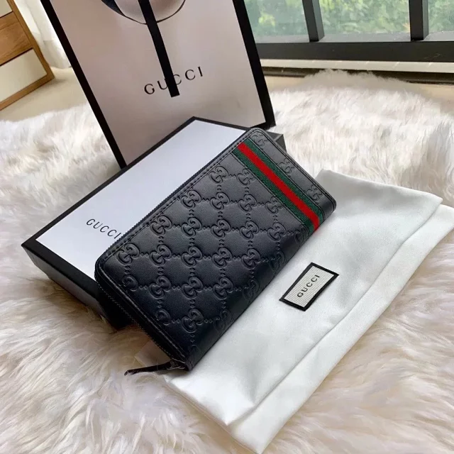Gucci Wallets & Card Holders Zip-around long wallet with GG monogram and animal motif variants product detail image 56