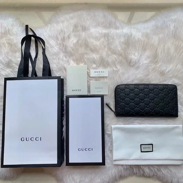 Gucci Wallets & Card Holders Zip-around long wallet with GG monogram and animal motif variants product detail image 29
