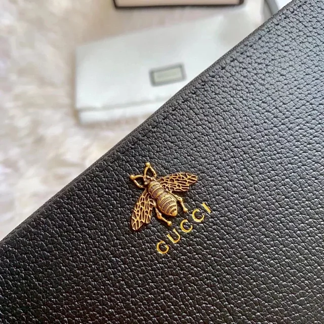 Gucci Wallets & Card Holders Zip-around long wallet with GG monogram and animal motif variants product detail image 71