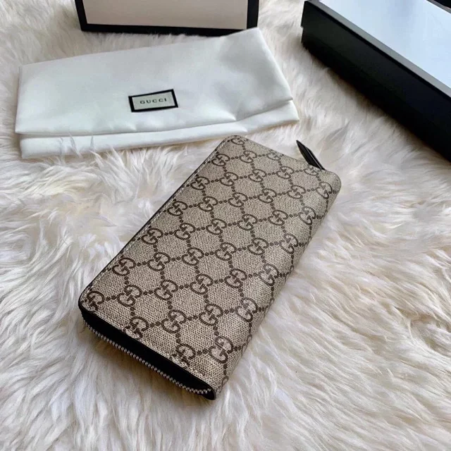 Gucci Wallets & Card Holders Zip-around long wallet with GG monogram and animal motif variants product detail image 37