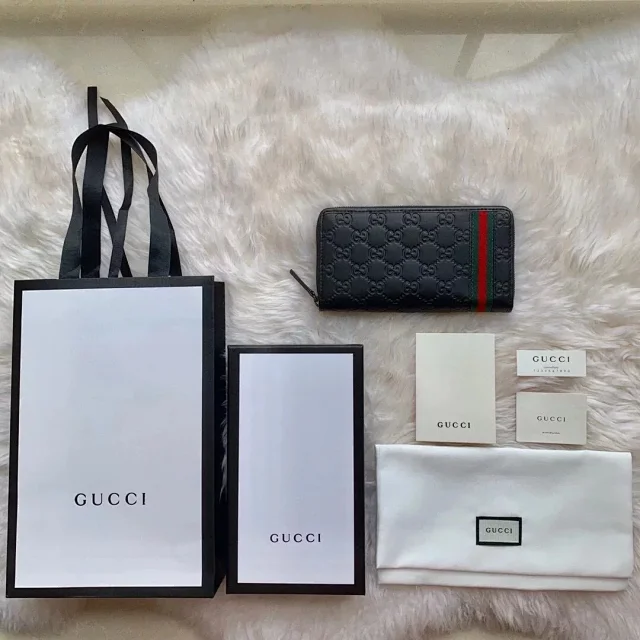 Gucci Wallets & Card Holders Zip-around long wallet with GG monogram and animal motif variants product detail image 55