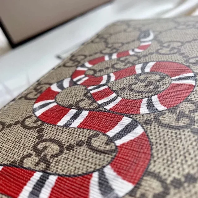Gucci Wallets & Card Holders Zip-around long wallet with GG monogram and animal motif variants product detail image 44
