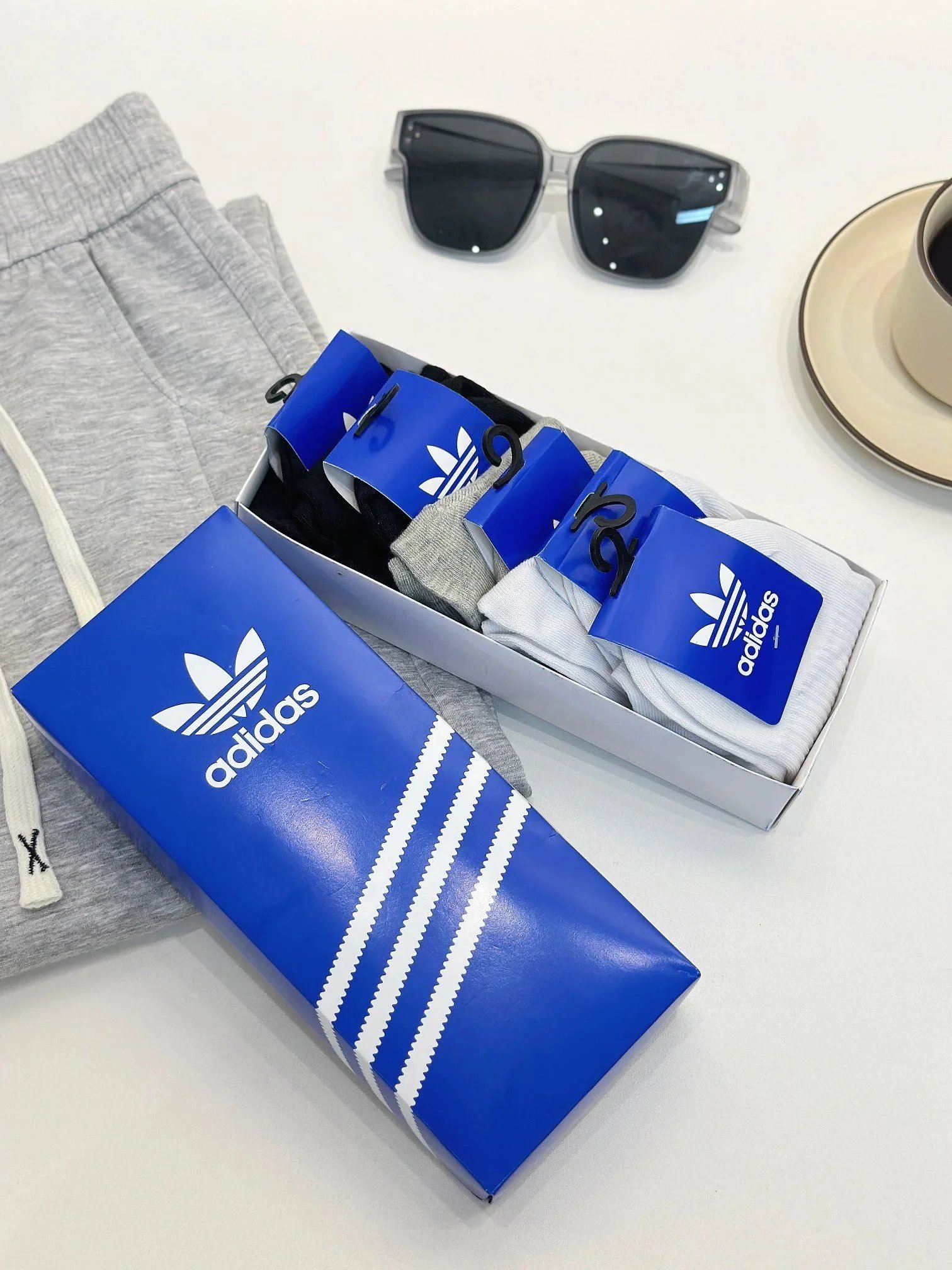 Adidas Trefoil Mid Socks Gift Box Set
