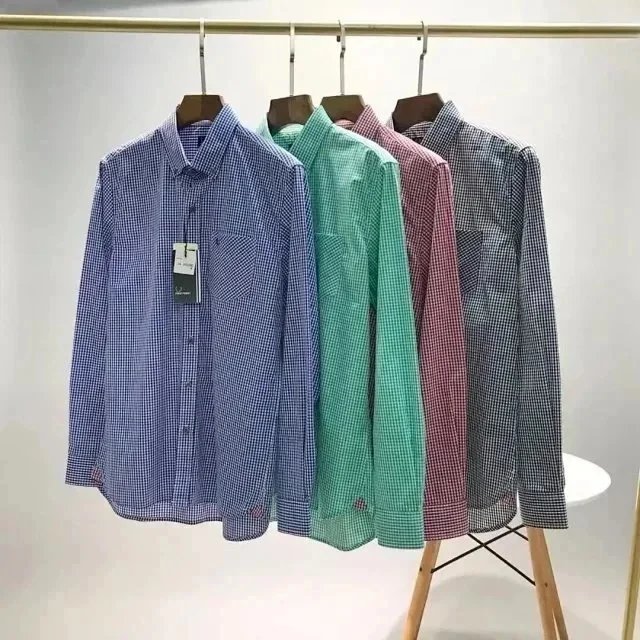 Wheat Check Casual Shirt
