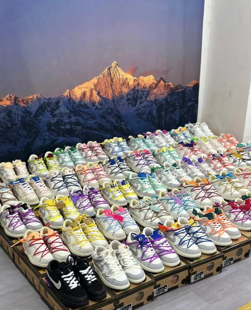 Off White x Nike Dunk Low The 50 Casual Sneakers