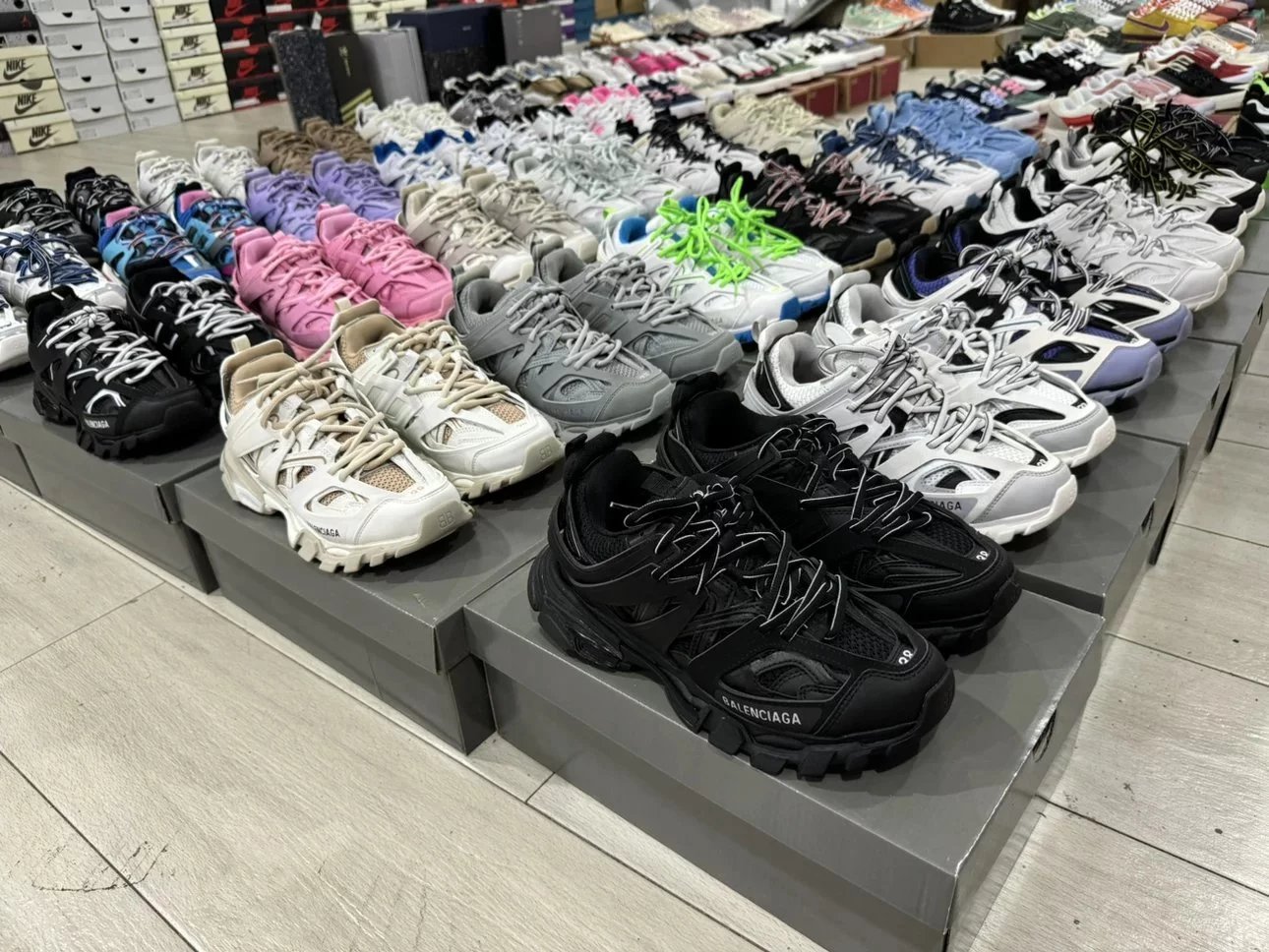 Balenciaga Track 1.0 Worn Out Chunky Sneakers