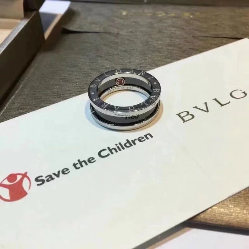 BVLGARI Black Ceramic Ring