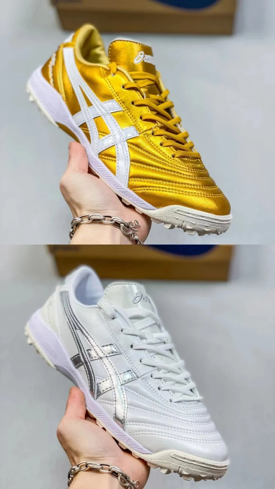 Asics DS LIGHT C3 FF TF Kangaroo Leather Football Cleats