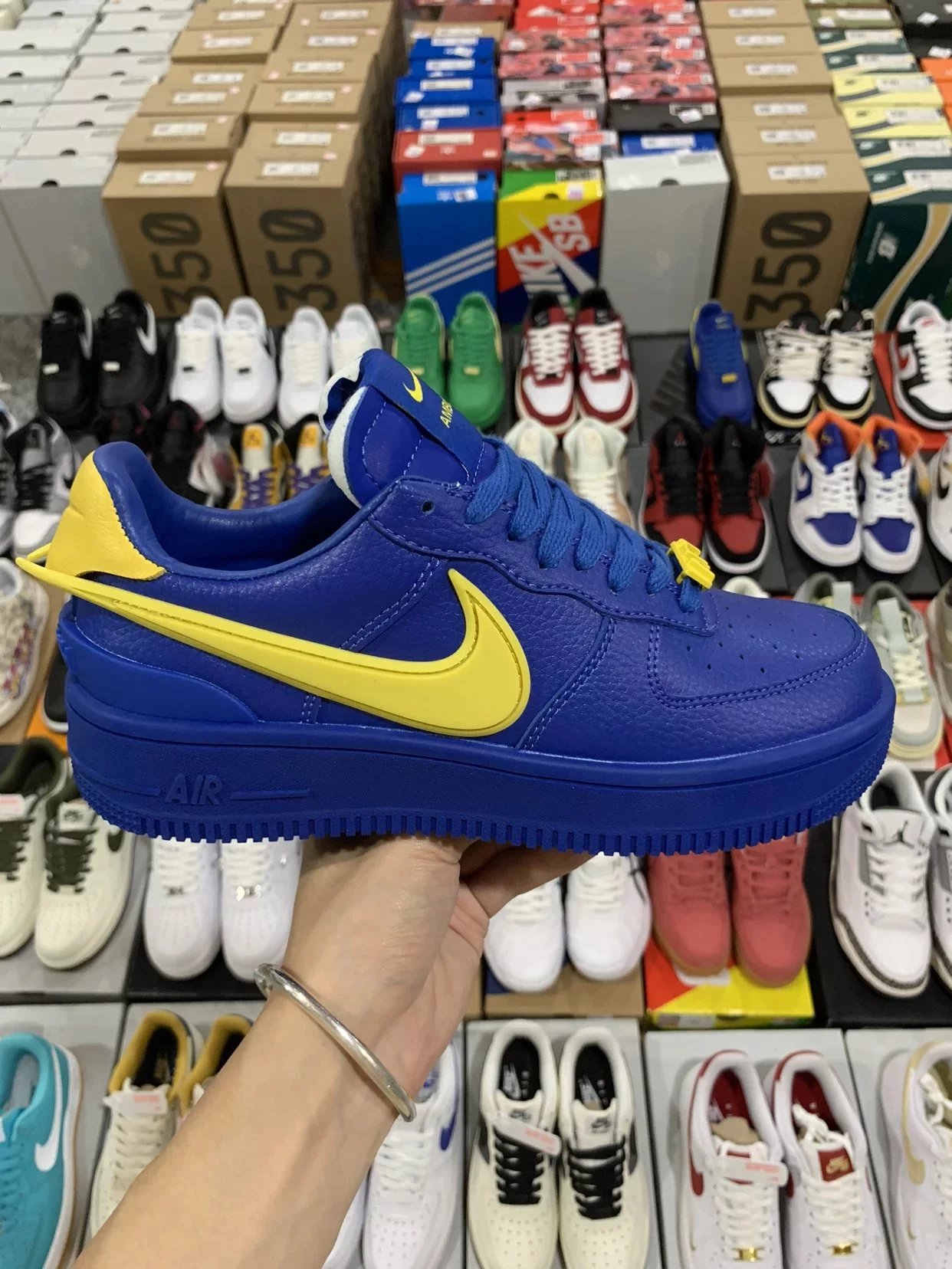 Ambush x Nike Air Force 1'07 Low SP Leather Sneakers