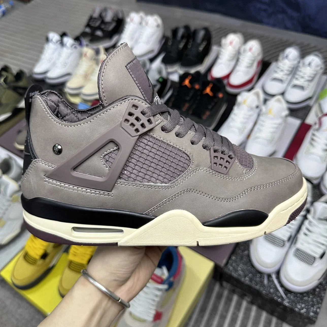 Air Jordan AJ4 AMM Taupe Sneakers