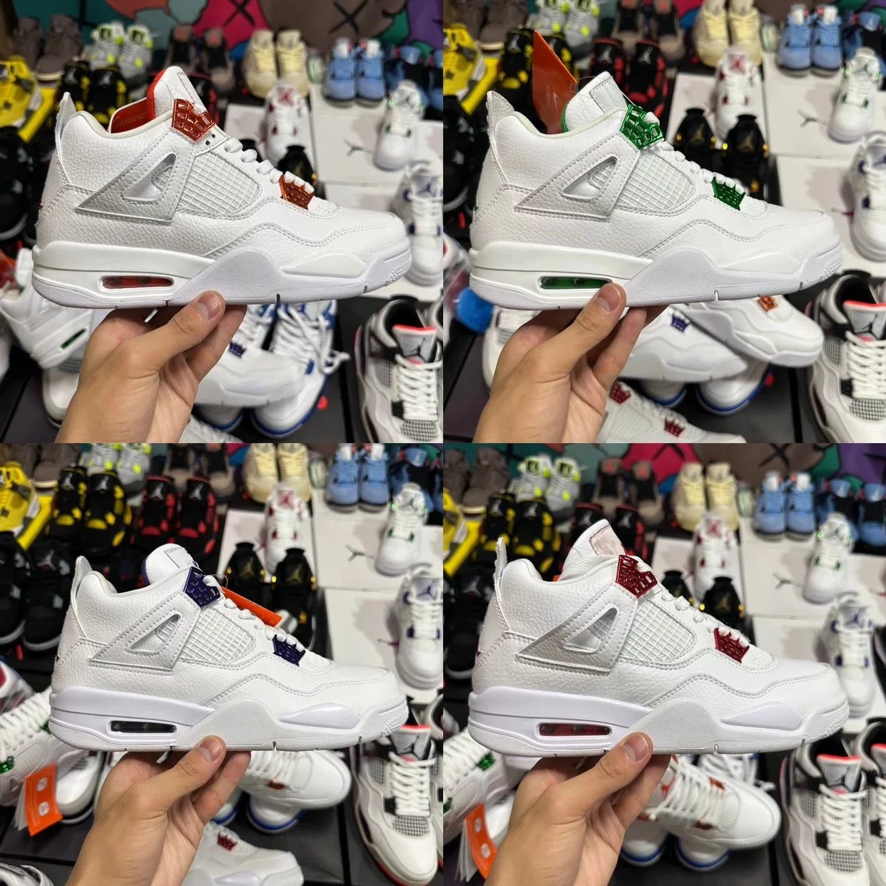 Air Jordan 4 Retro Air Cushion Sneakers