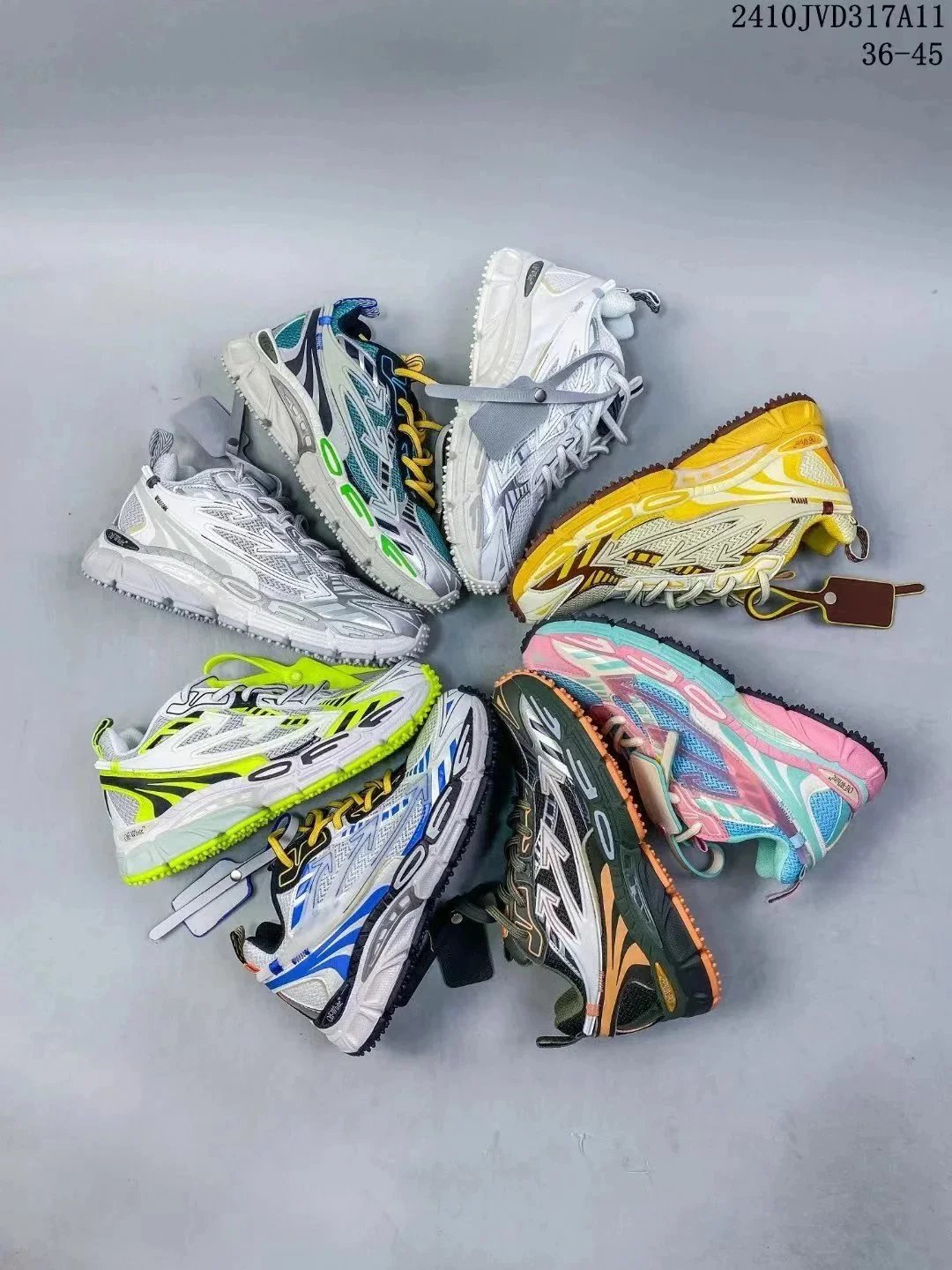 Off-White Cushioned Running Sneakers