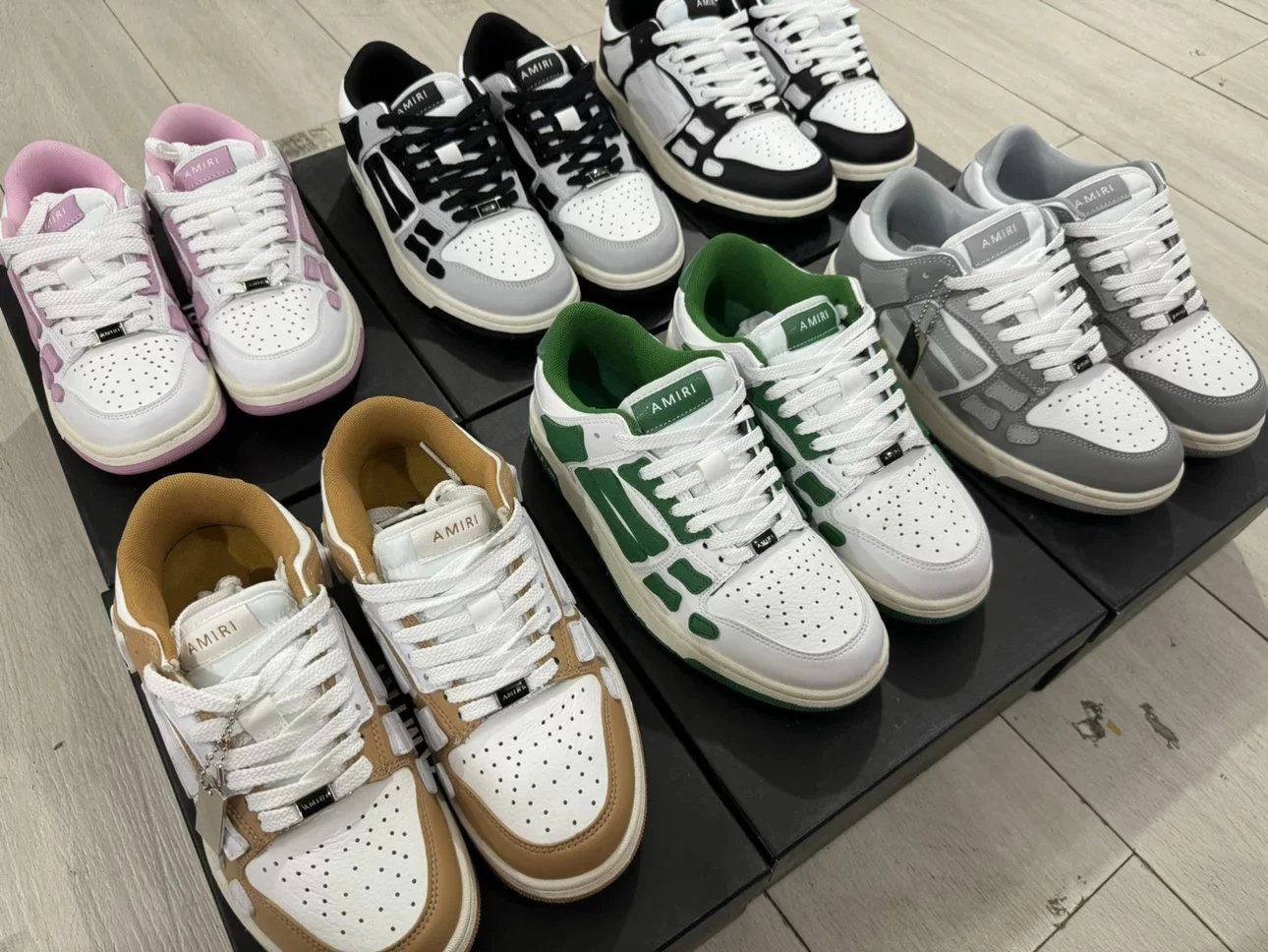AMIRI Skel Top Low Top Sneakers