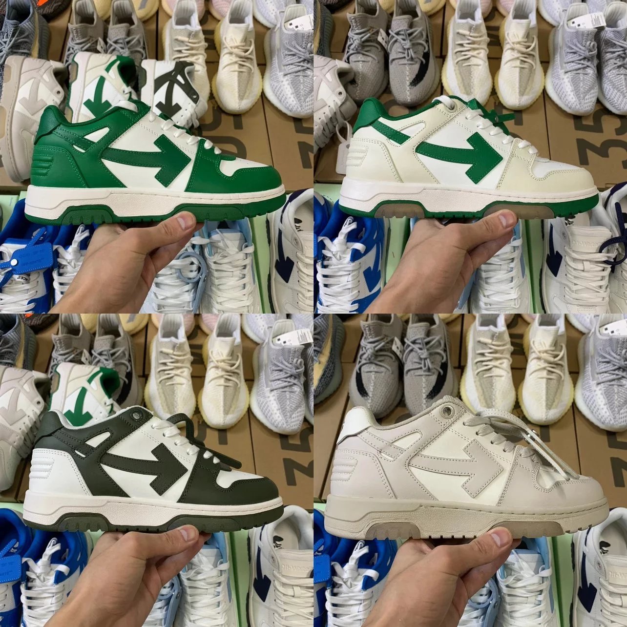 Off-White Out Of Office Low-Top Leather Sneakers
