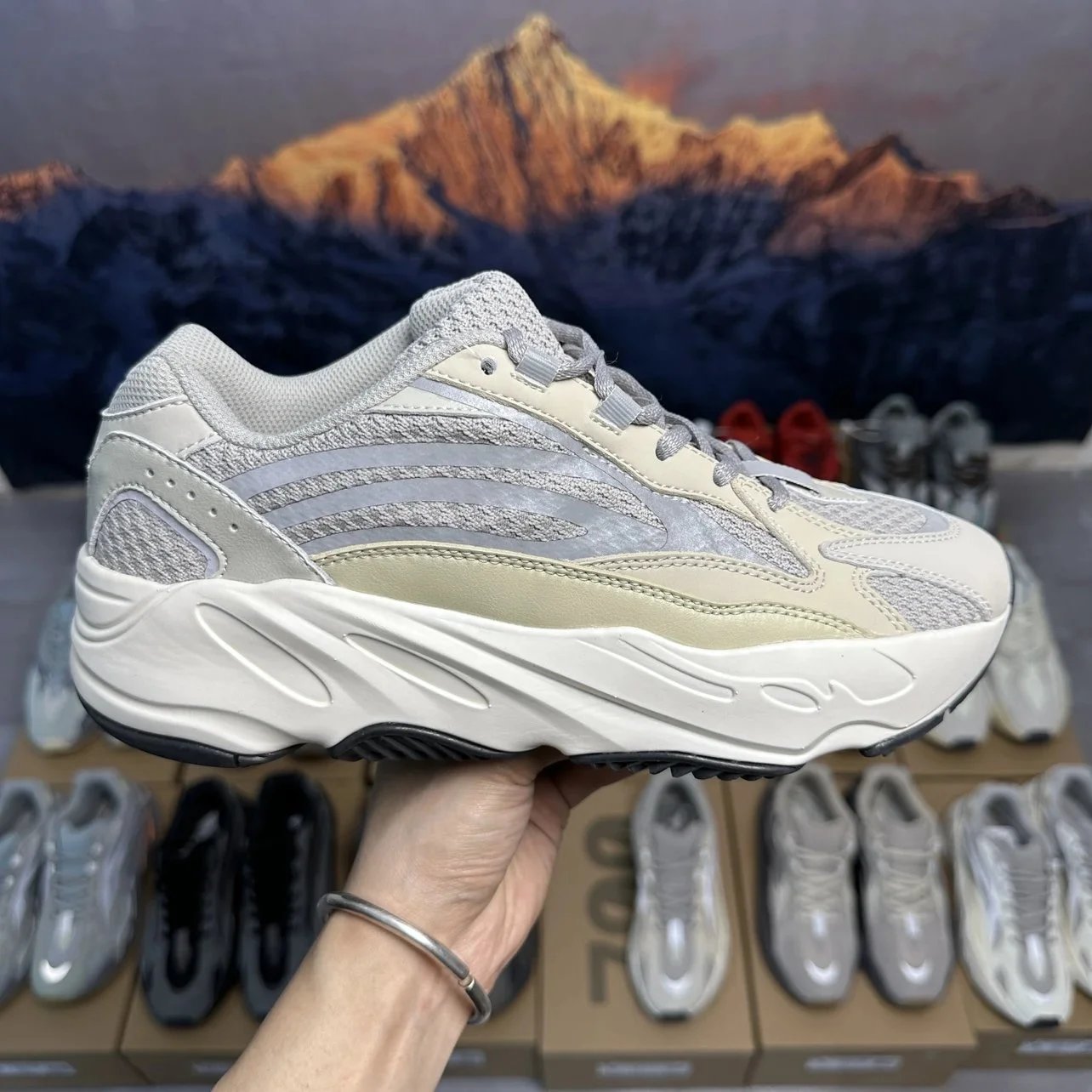 Yeezy Boost 700 Reflective Dad Sneakers