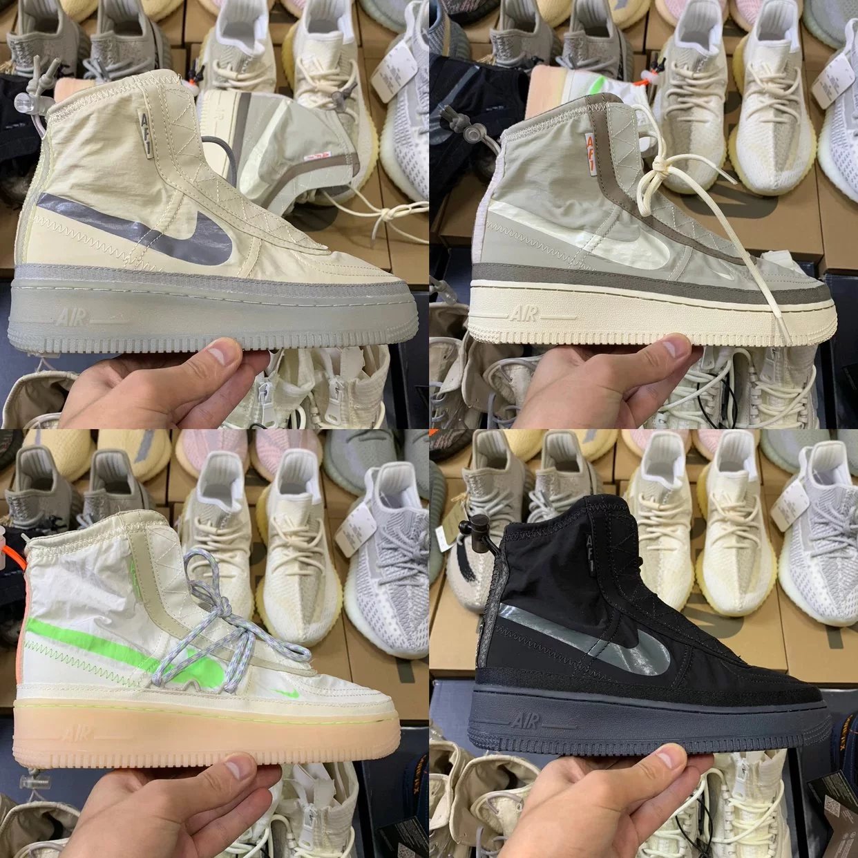 Nike Air Force 1 Hi Shell Waterproof High Top Sneakers