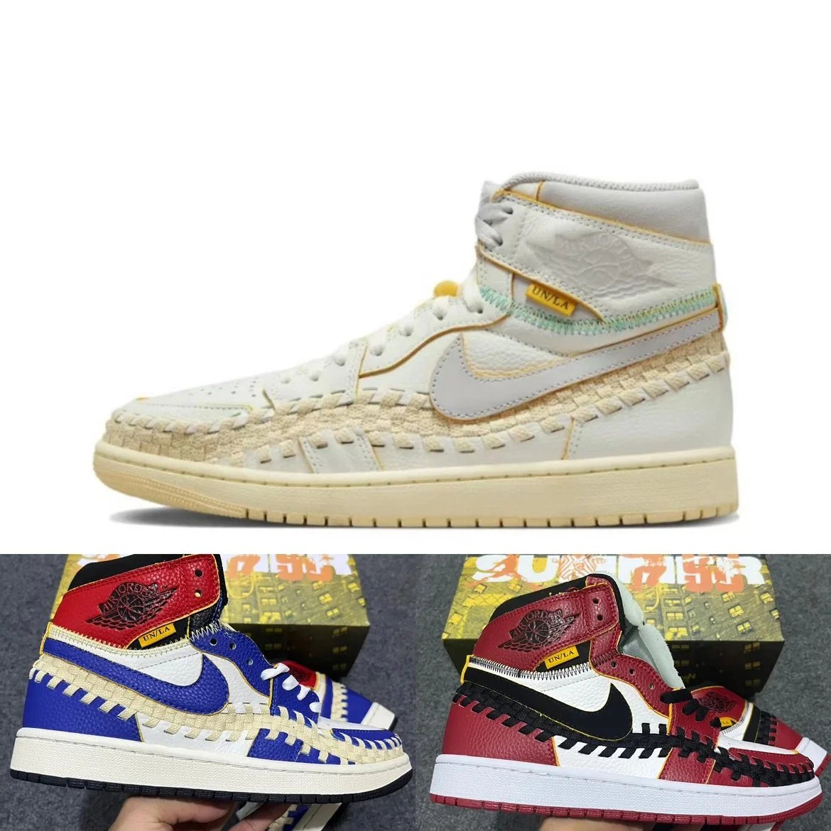 Air Jordan 1 High Union LA Woven Sneakers