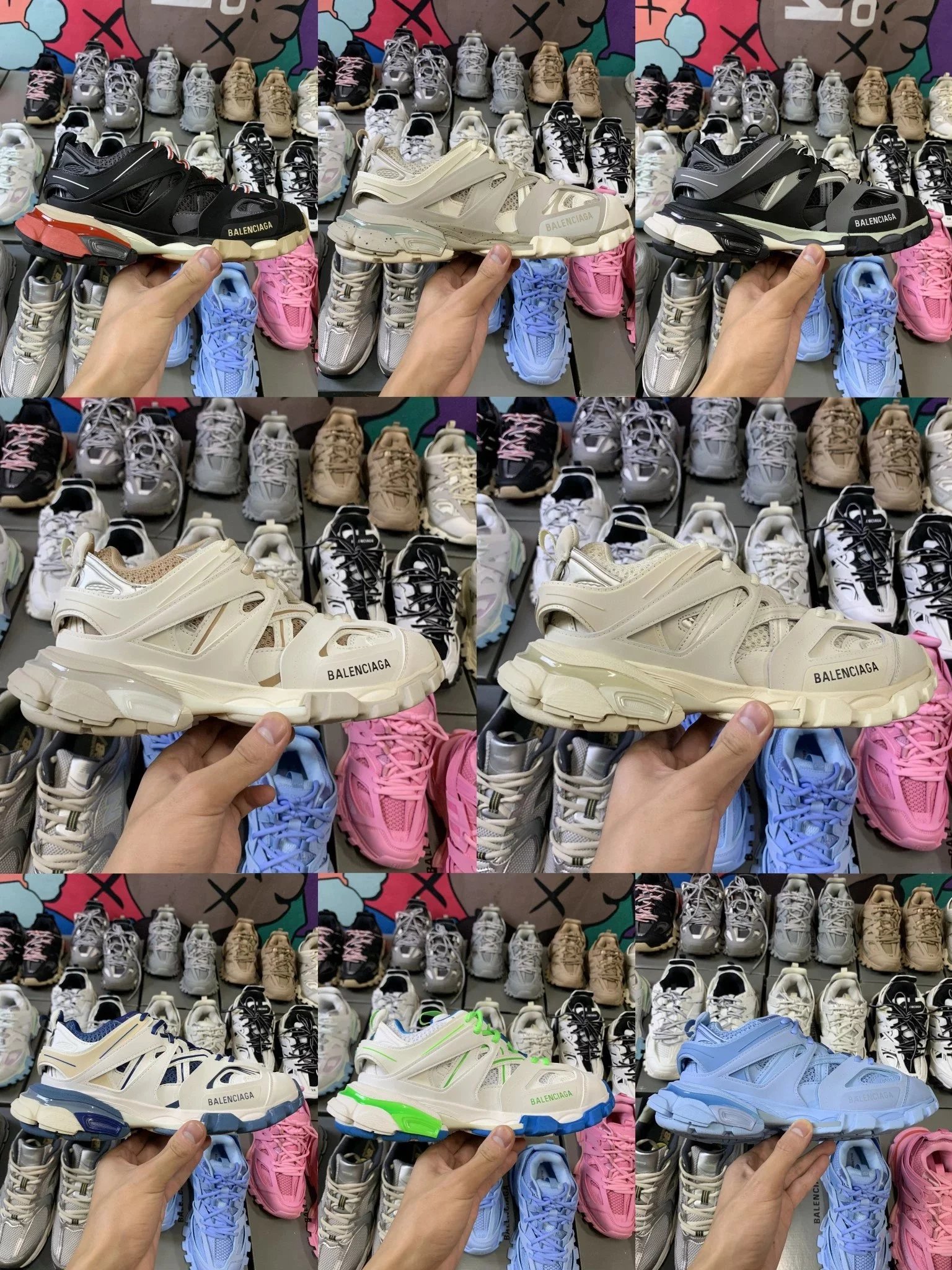 Balenciaga Sneaker Tess 3.0 Multi-Color Dad Sneakers
