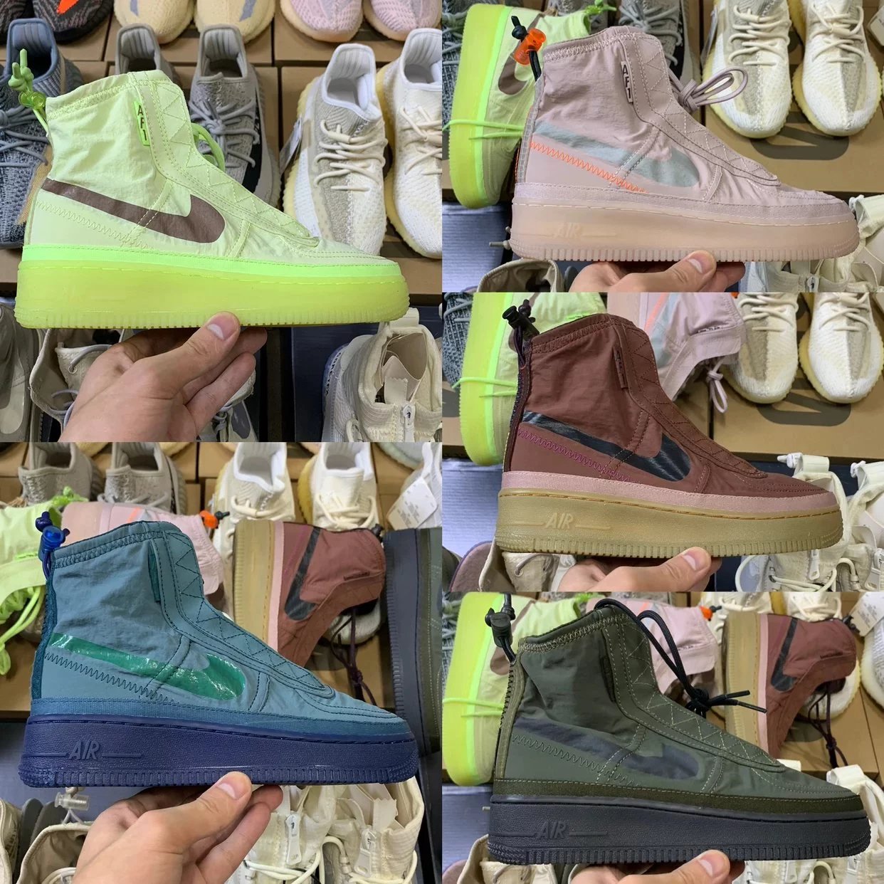 Nike Air Force 1 Hi Shell Waterproof High Top Sneakers