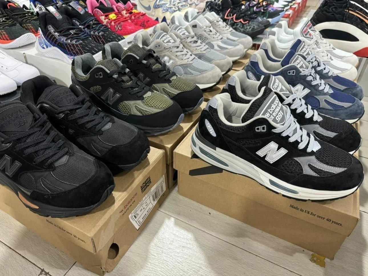 New Balance x Stone Island 991 V2 Retro Running Shoes