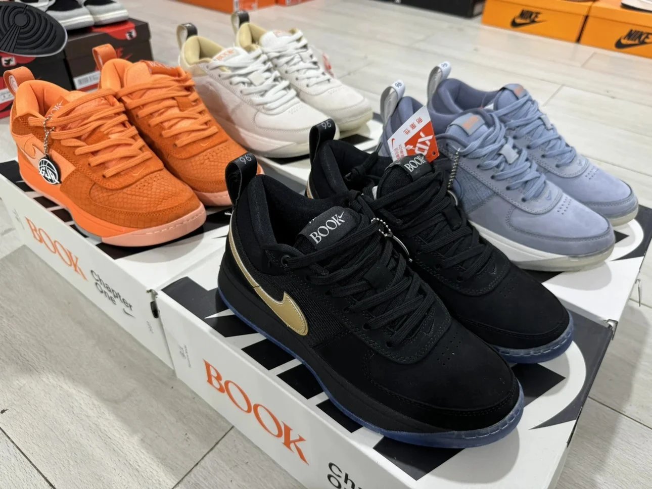 Nike Book 1 Chapter One Men's Suede Basketball Shoes