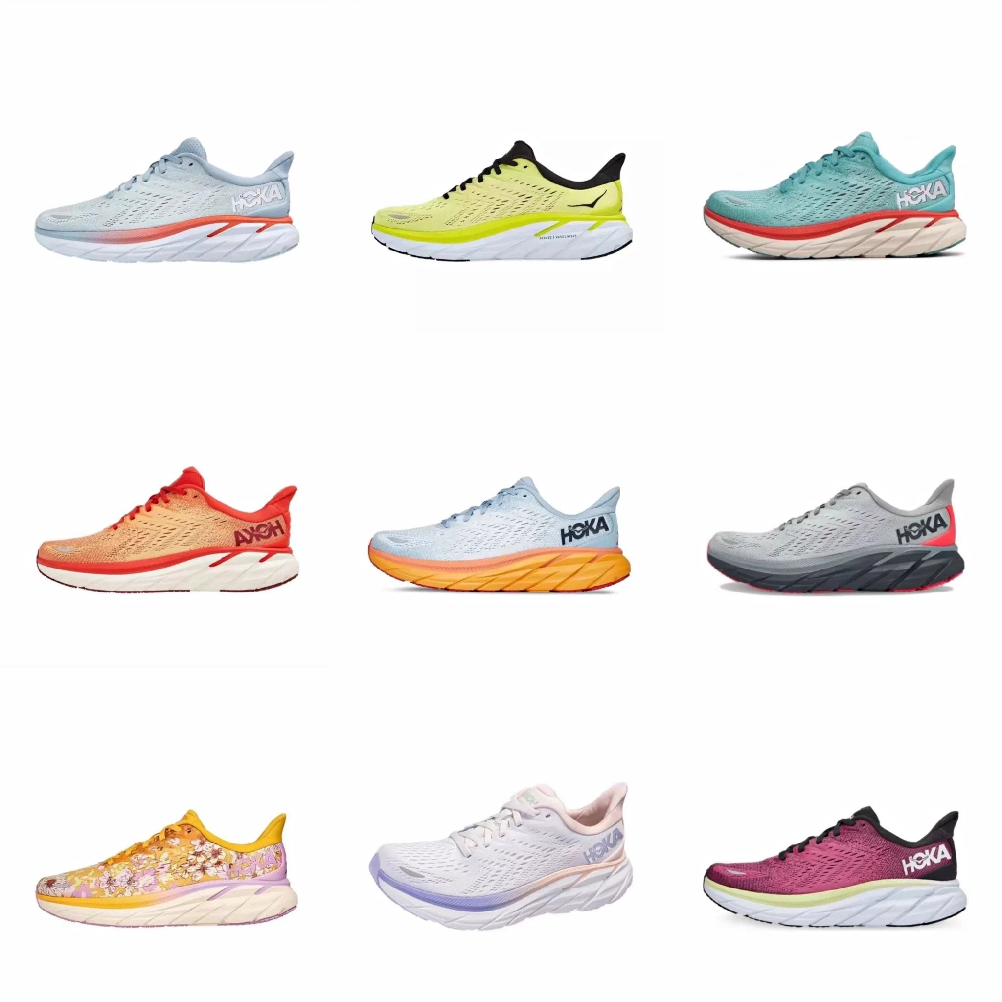 HOKA ONE Clifton 8 Breathable Running Shoes