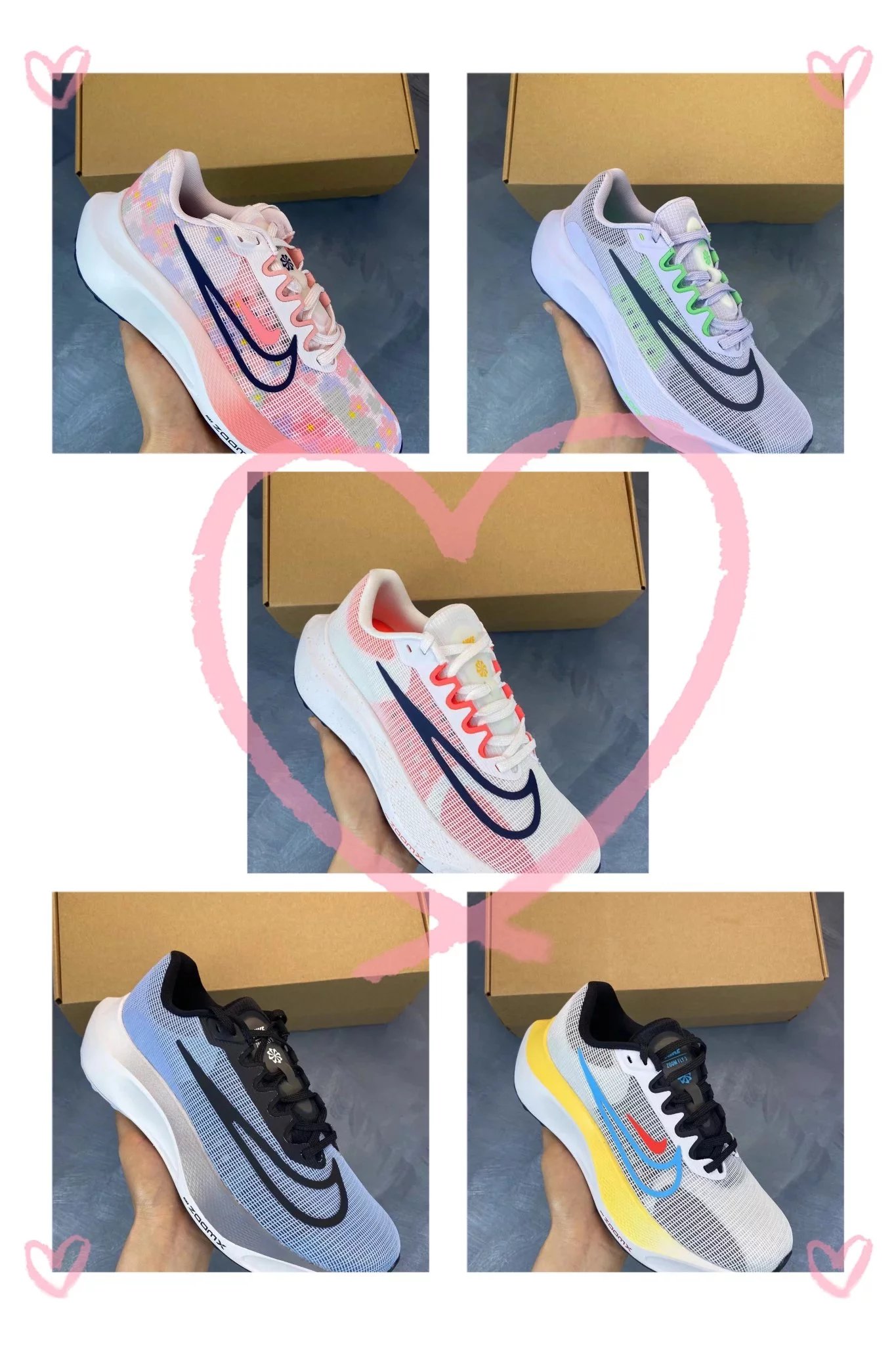 Nike Zoom Fly 5 React Running Shoes For Men Women