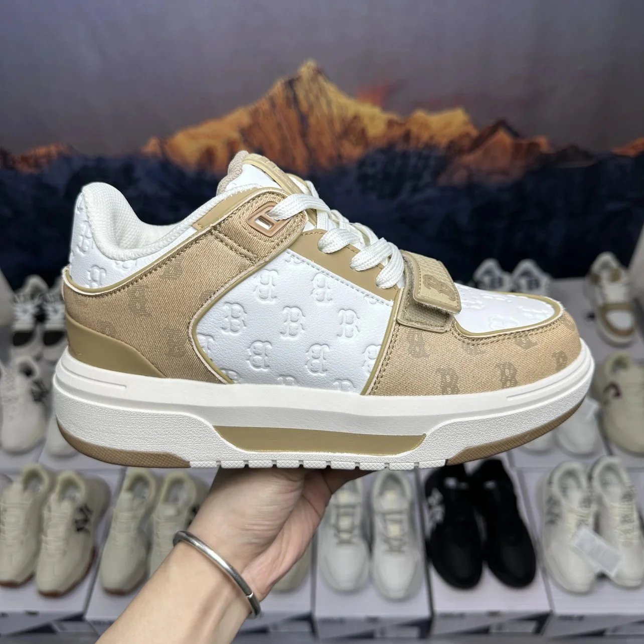 MLB Chunky Liner Velcro Casual Sneakers