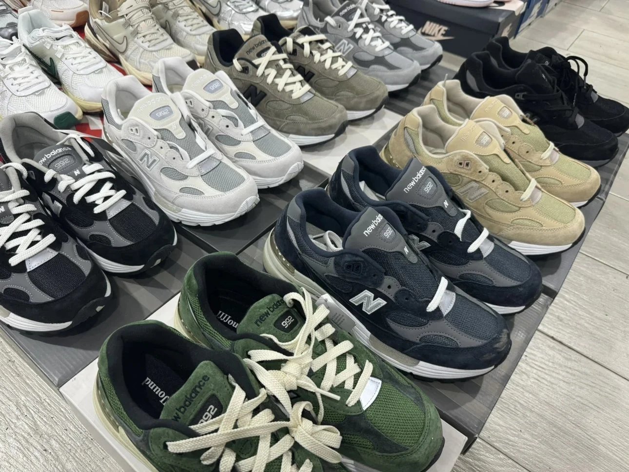 New Balance 992 JJJJound Retro Running Shoes