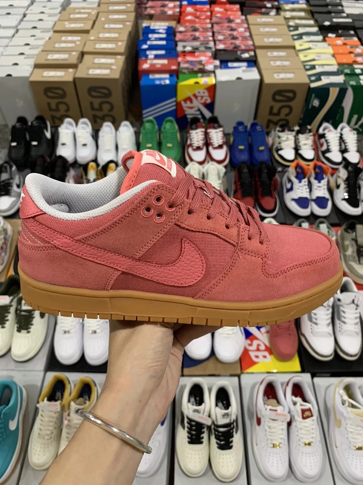 Nike Dunk SB Low Red Gum Unisex Skate Shoes