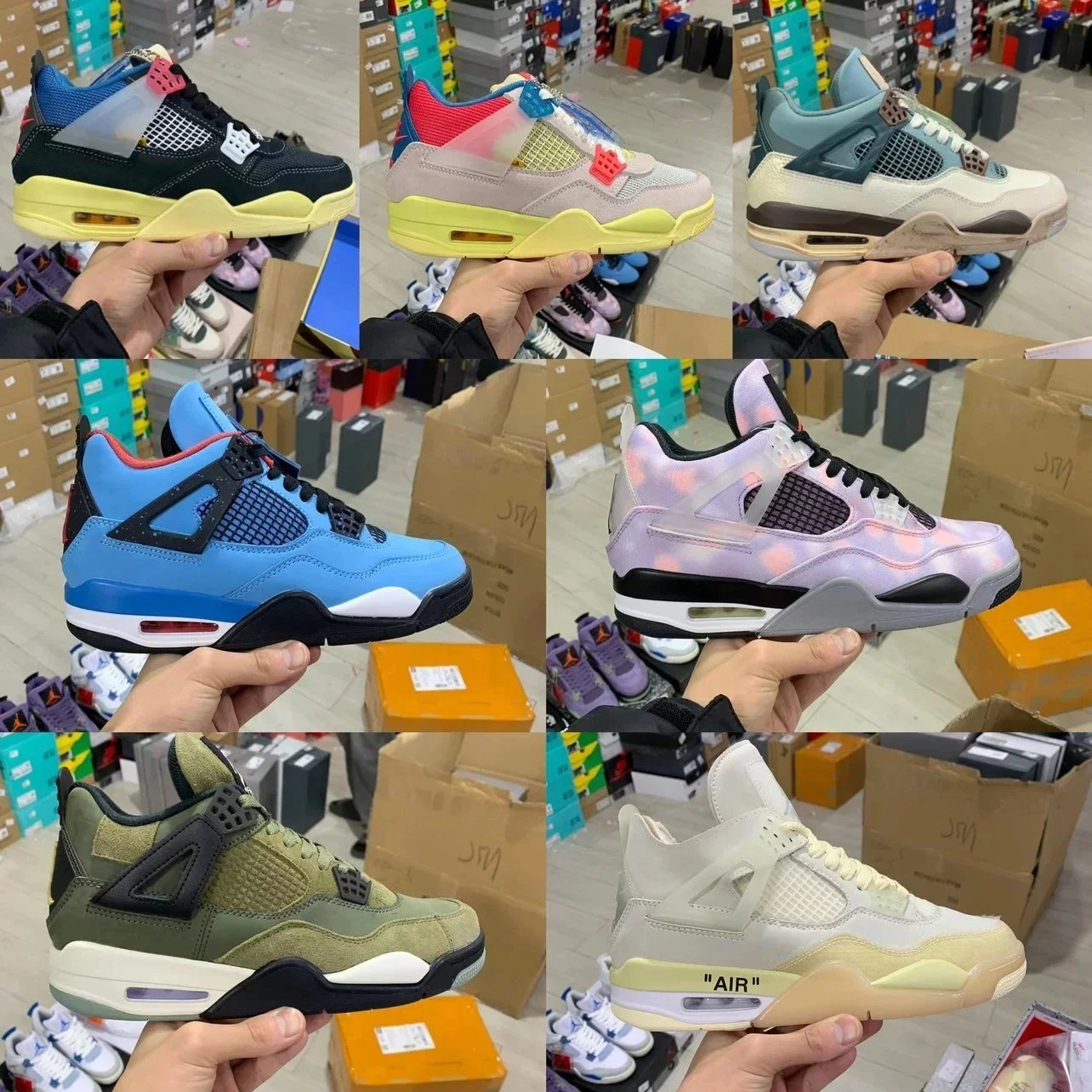 Air Jordan 4 Retro Basketball Shoes Unisex