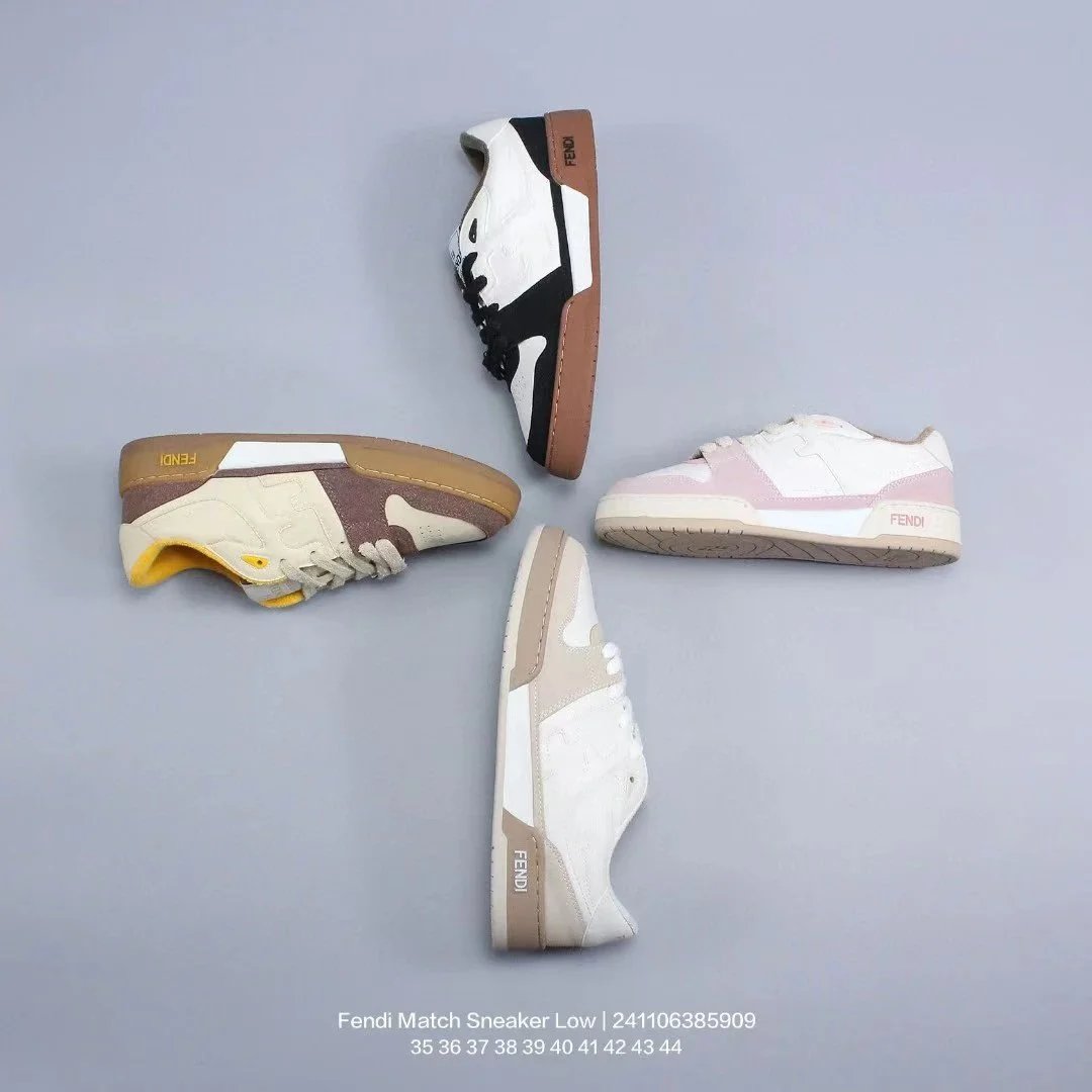 Fendi Match Low Top Sneakers