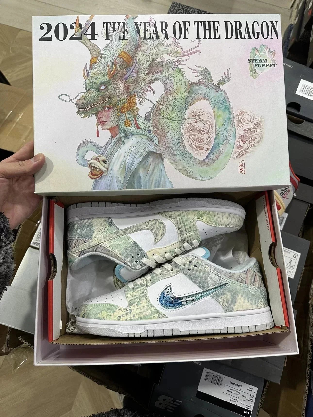 Nike Dunk Low Steam Puppet CNY Dragon Year Sneakers