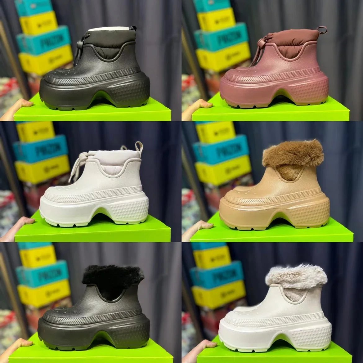 Crocs Cozy Fleece Lined Boot