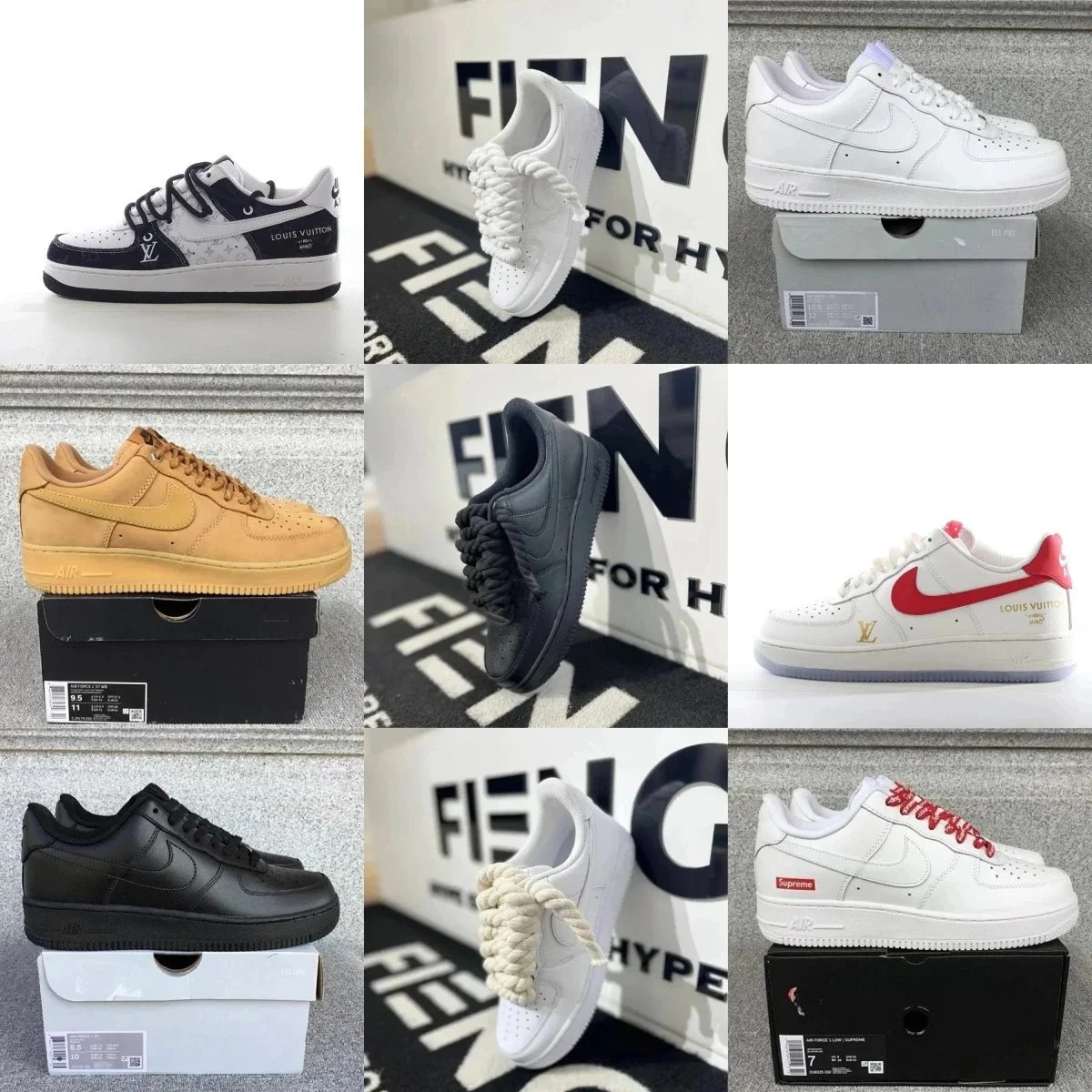 High-Quality Drawstring Co-Branded Sneakers