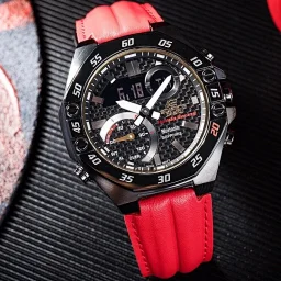 thumbnail for 卡西欧20周年本田限量八角形合作款赛车联名款手表男ECB-10HR-1A