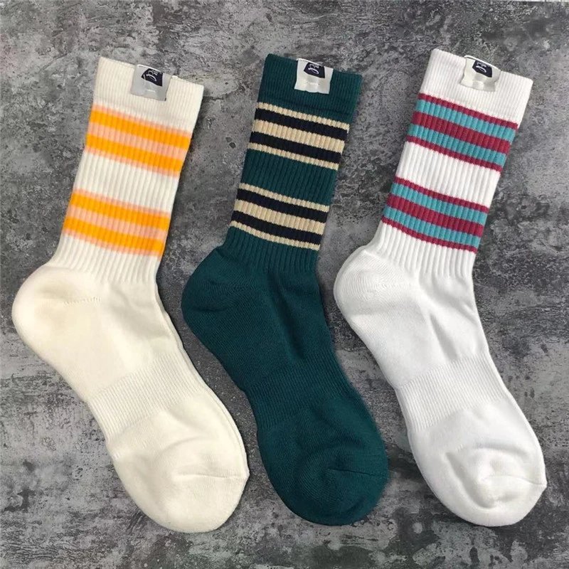 Striped Crew Socks [3 styles]