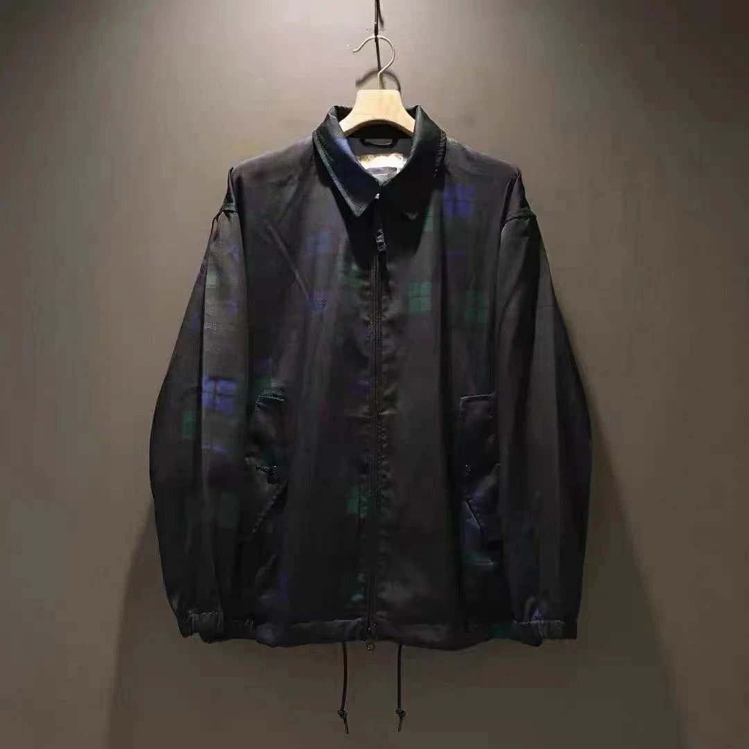 20AW BEAMS SSZ Limited BIG DRIZZLER Nylon Japanese Coach Jacket Plaid Outerwear