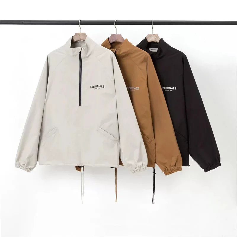 Fear of God Jackets ESSENTIALS half-zip windbreaker image 2