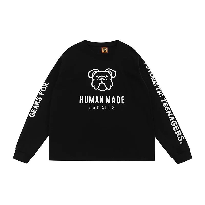 Human Made T-Shirts Long-sleeve bear graphic crewneck T-shirt image 3