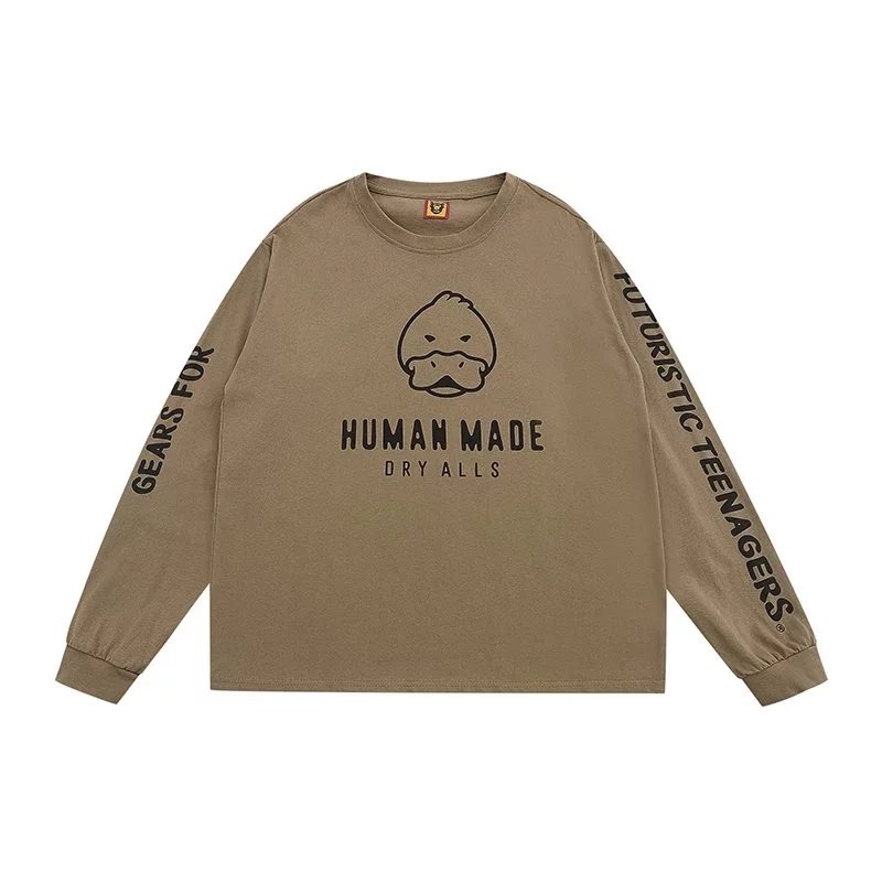Human Made T-Shirts Long-sleeve bear graphic crewneck T-shirt image 4