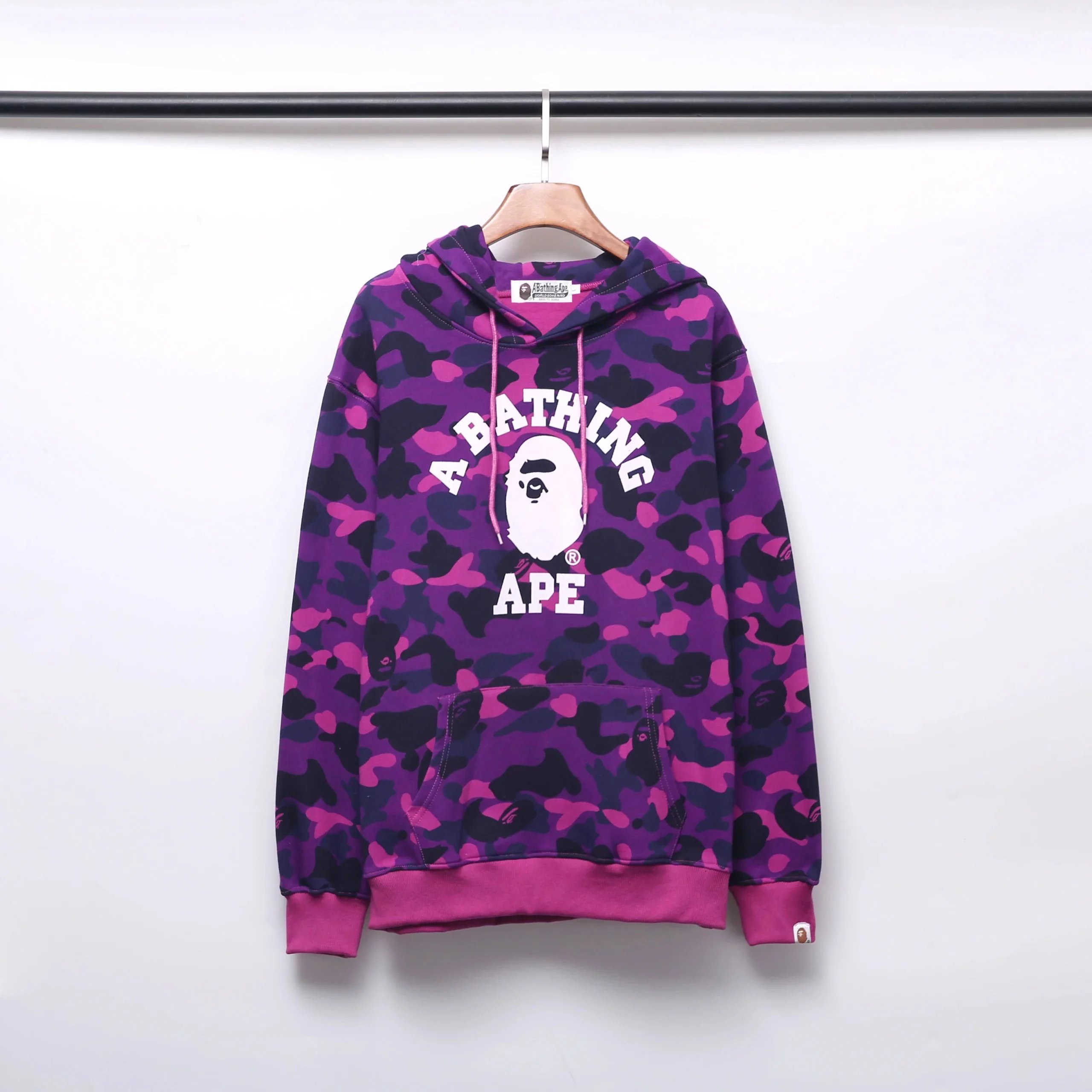 A Bathing Ape Hoodies & Sweatshirts Camouflage Head Print Pullover Hoodie image 3
