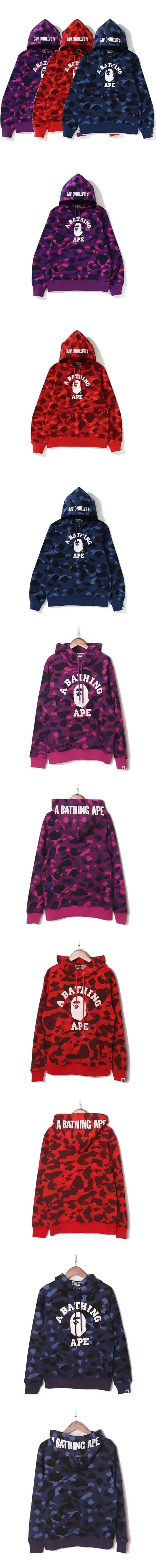 A Bathing Ape Hoodies & Sweatshirts Camouflage Head Print Pullover Hoodie product detail image 5