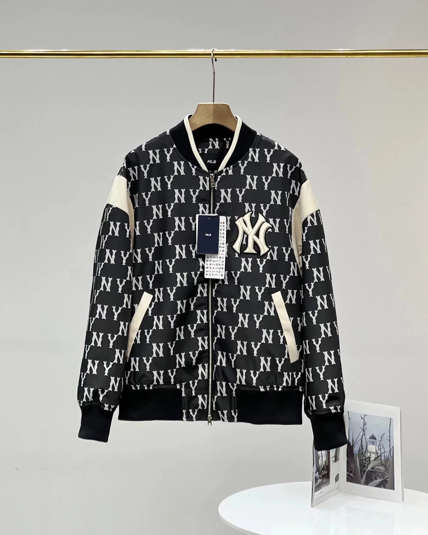 MLB Jackets Team Logo All-Over Print Bomber Jacket image 4