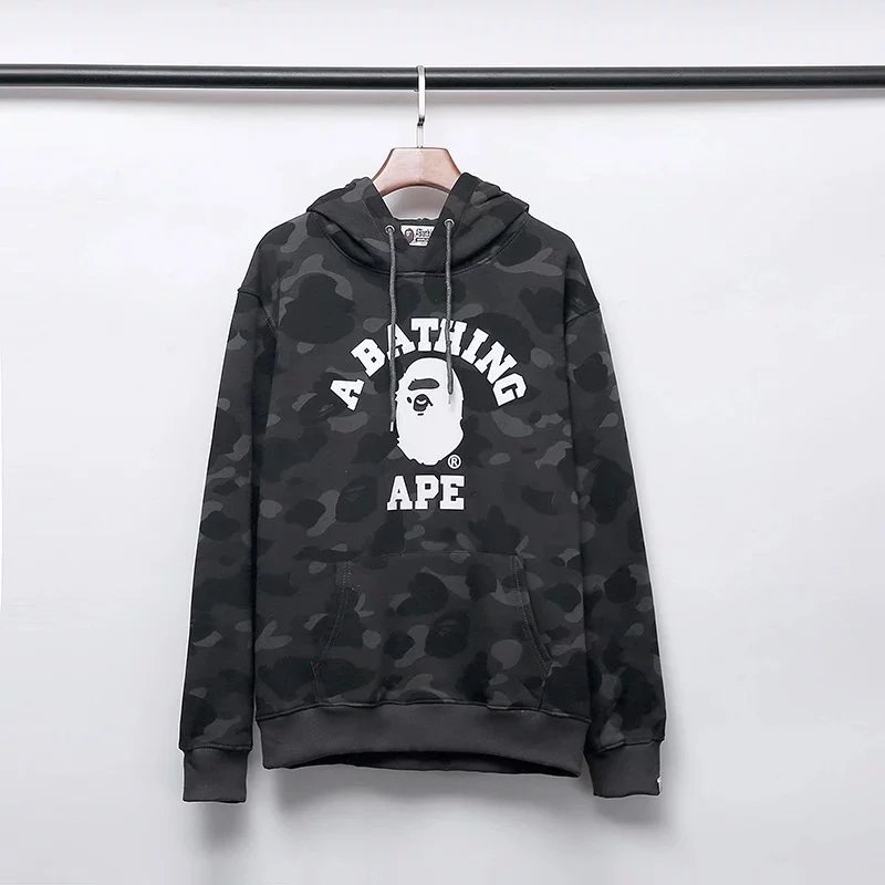A Bathing Ape Hoodies & Sweatshirts Camouflage Head Print Pullover Hoodie image 5