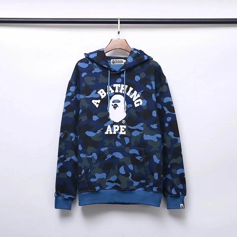 A Bathing Ape Hoodies & Sweatshirts Camouflage Head Print Pullover Hoodie image 7