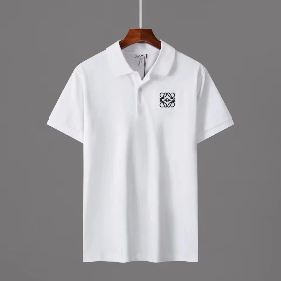 Loewe Shirts Short-sleeve polo shirt with embroidered Anagram image 4