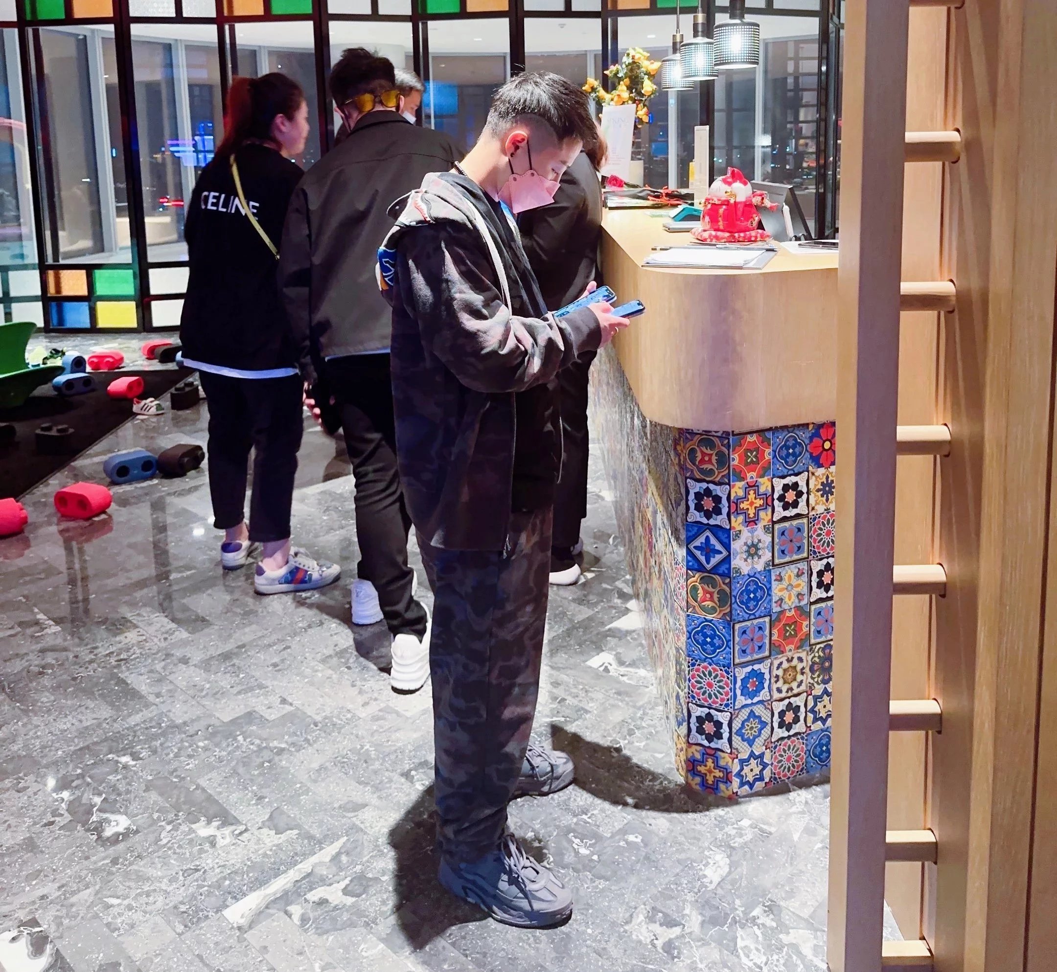A Bathing Ape Trousers Camouflage Joggers image 3